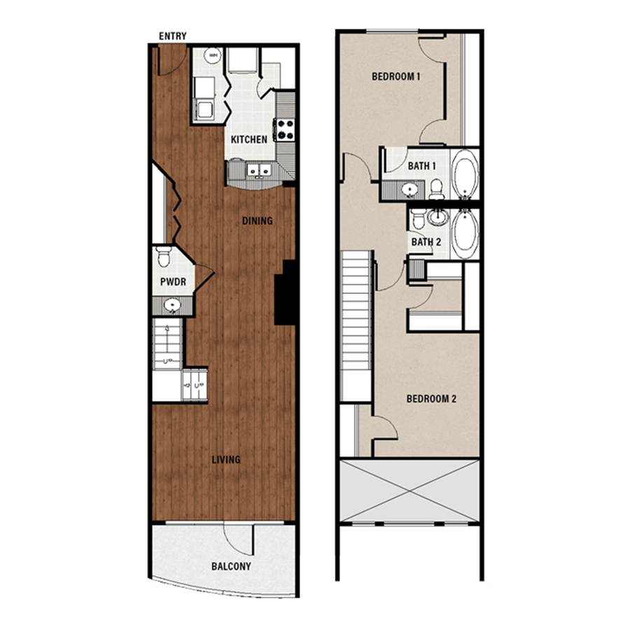 B2 floorplan layout