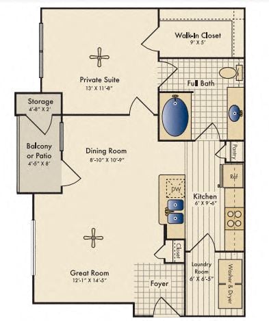 Pampa floorplan layout