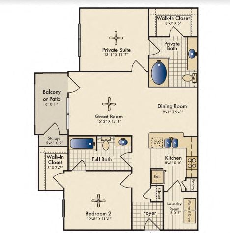 Heath floorplan layout