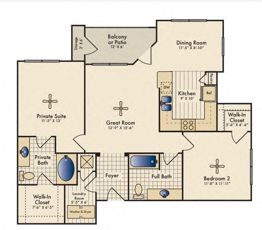 Steppe floorplan layout