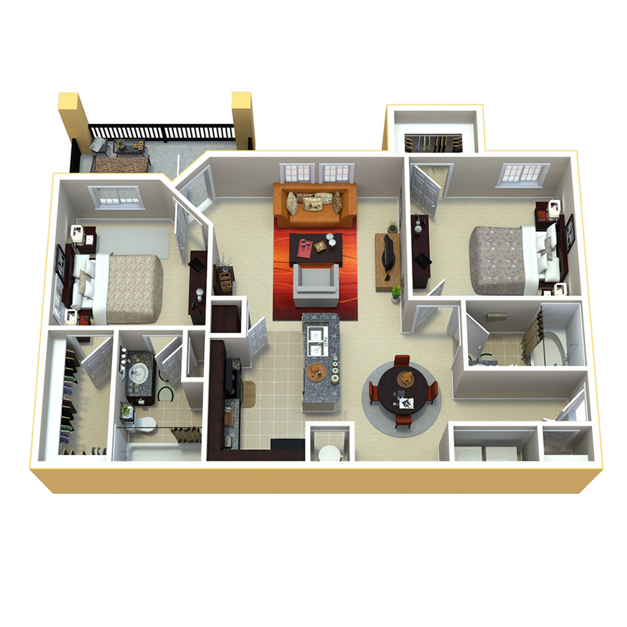 B1 floorplan layout