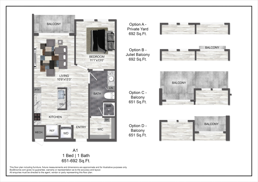 A1 floorplan layout