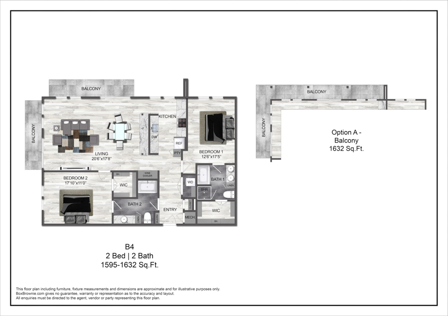 B4 floorplan layout