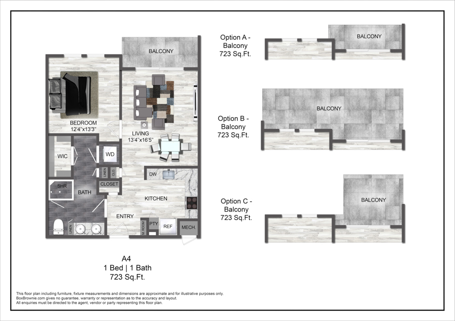 A4 floorplan layout