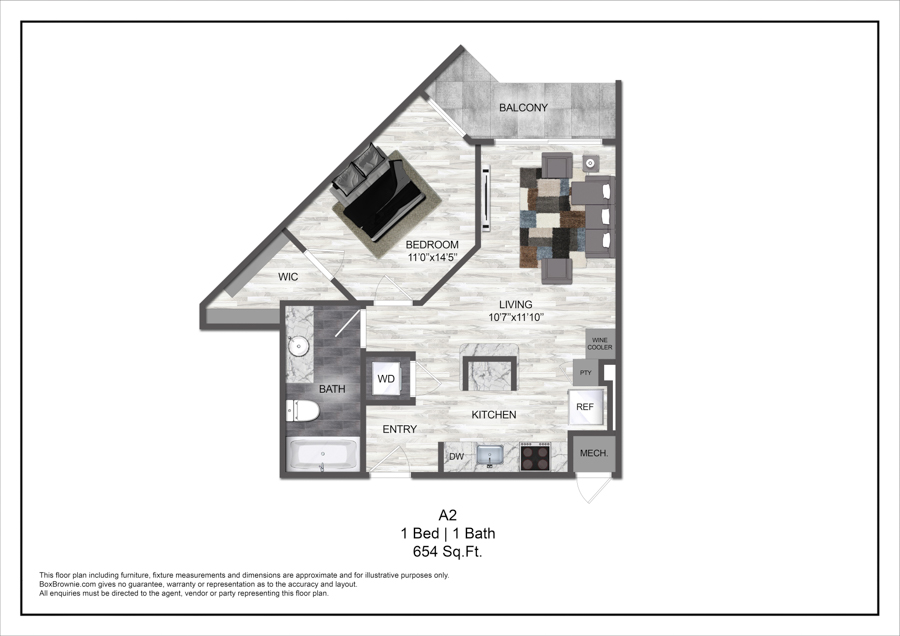 A2 floorplan layout