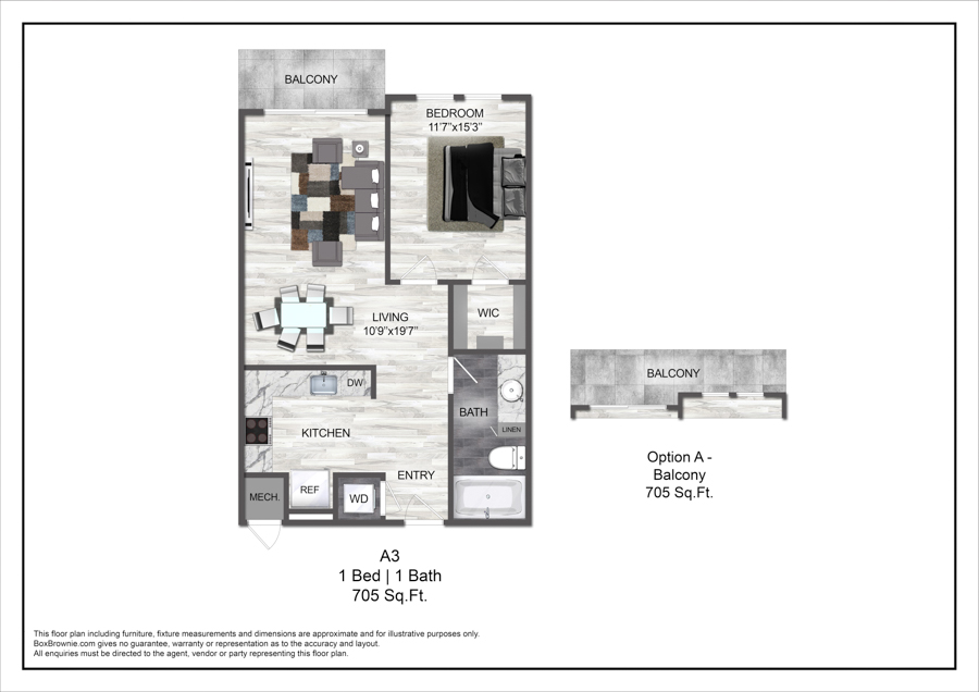 A3 floorplan layout