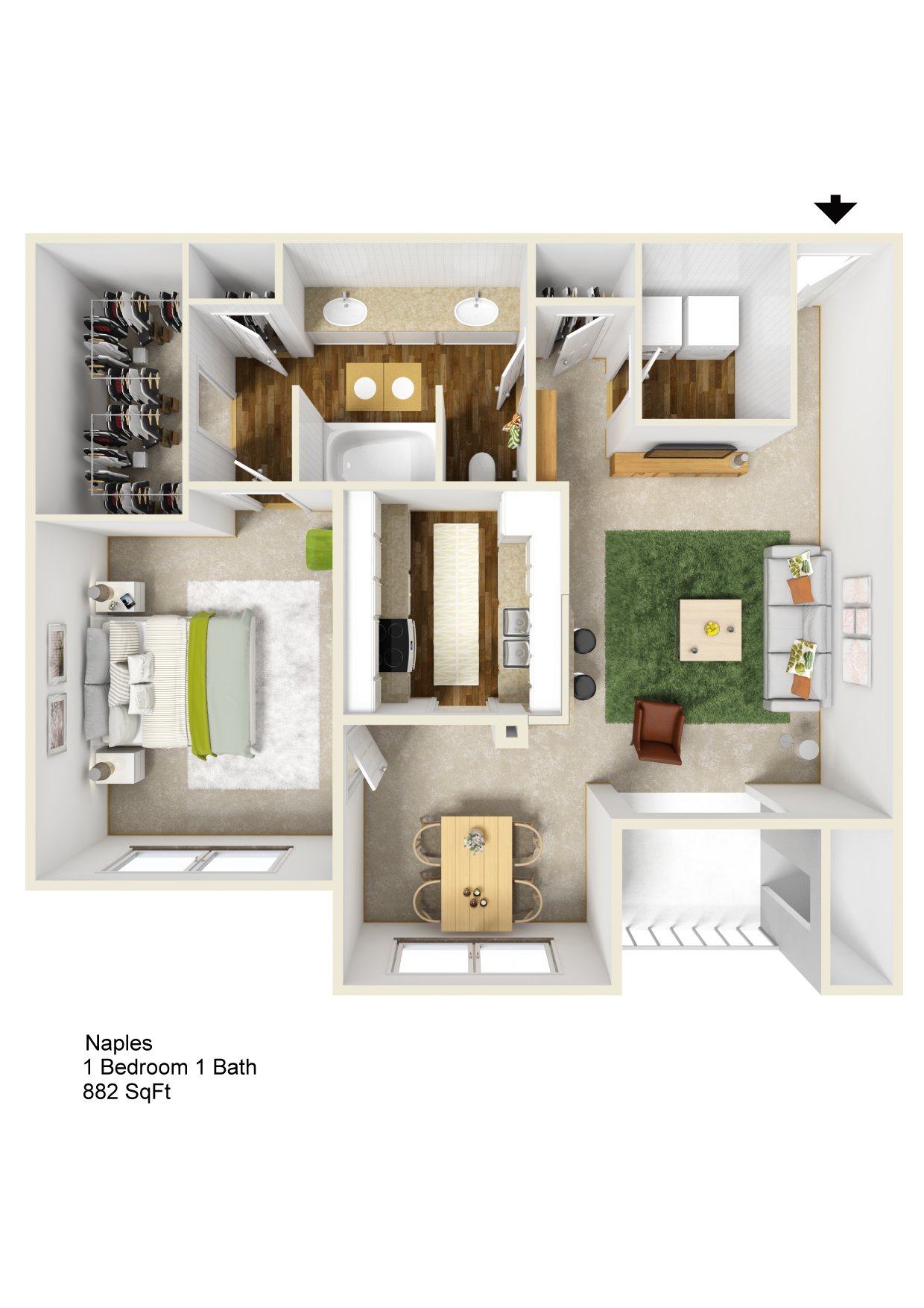 1E - Premium floorplan layout