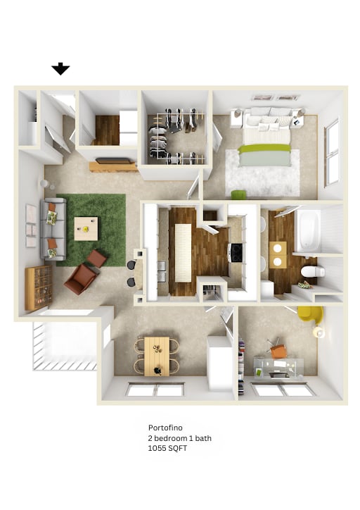 2B - Classic floorplan layout