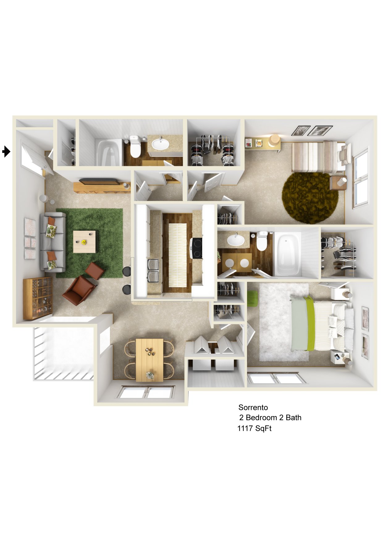 2D - Signature floorplan layout