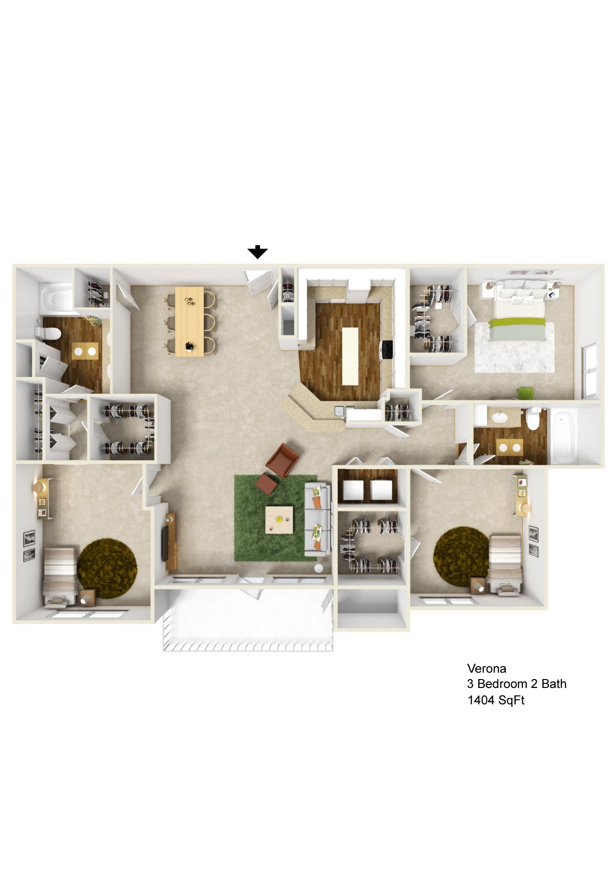 3C - Premium floorplan layout