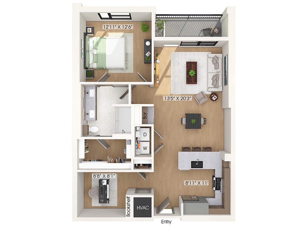 A12D floorplan layout
