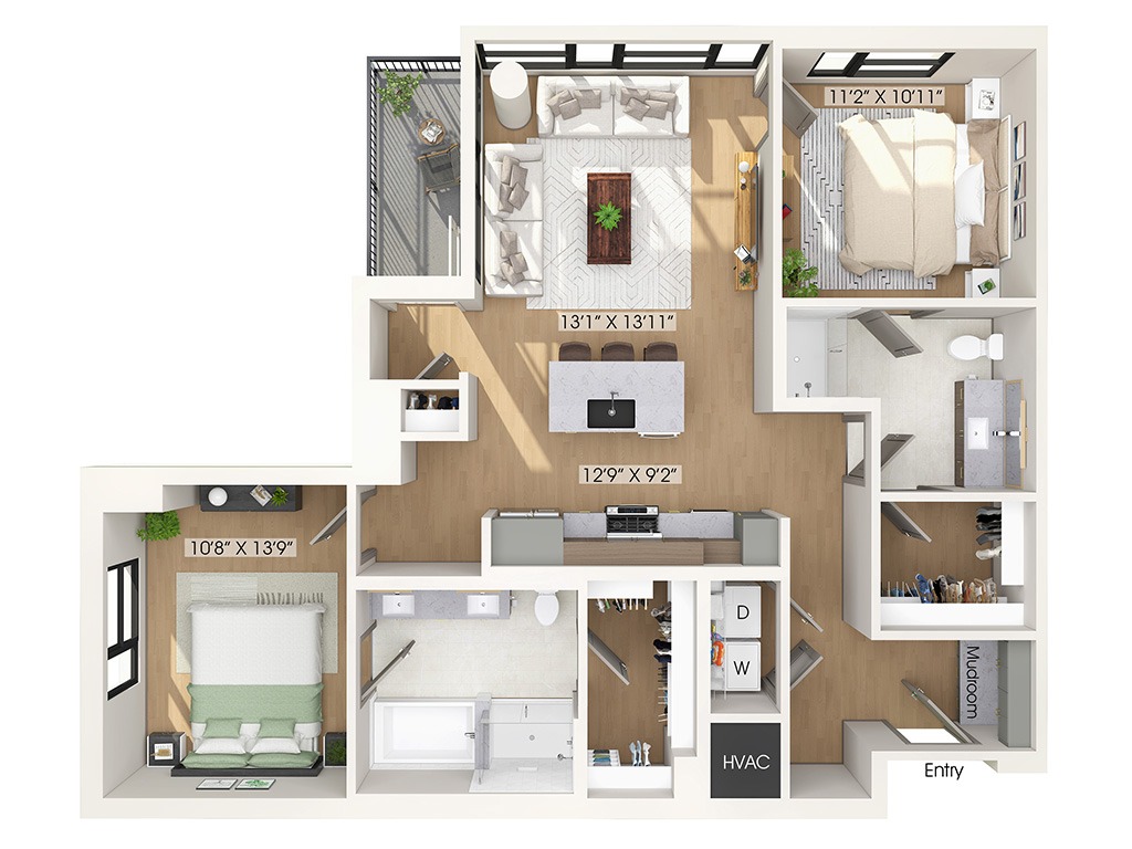 B2 floorplan layout