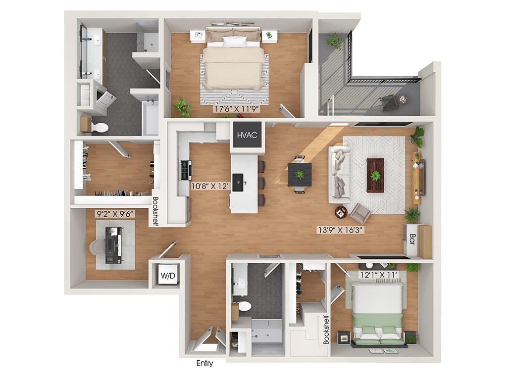 B13D floorplan layout