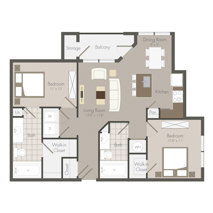 B1 floorplan layout
