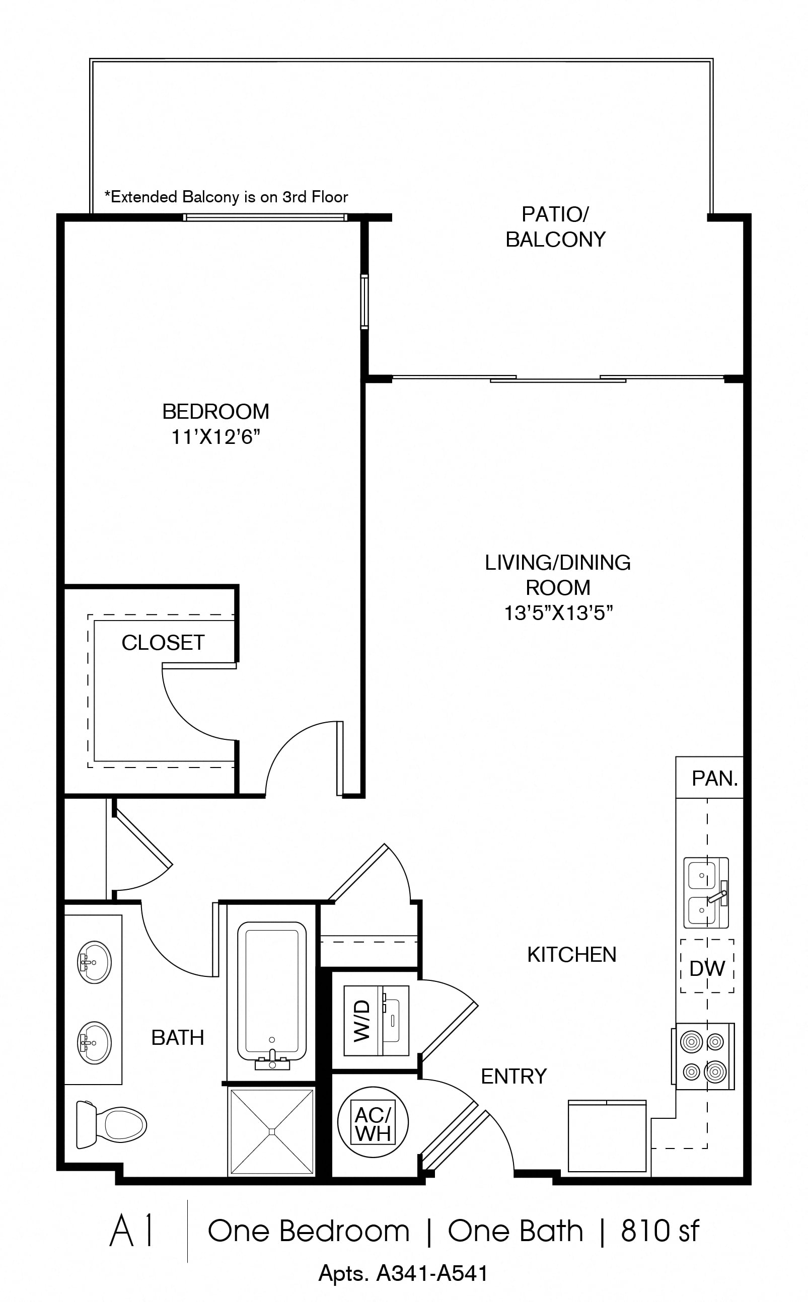 A01 floorplan layout