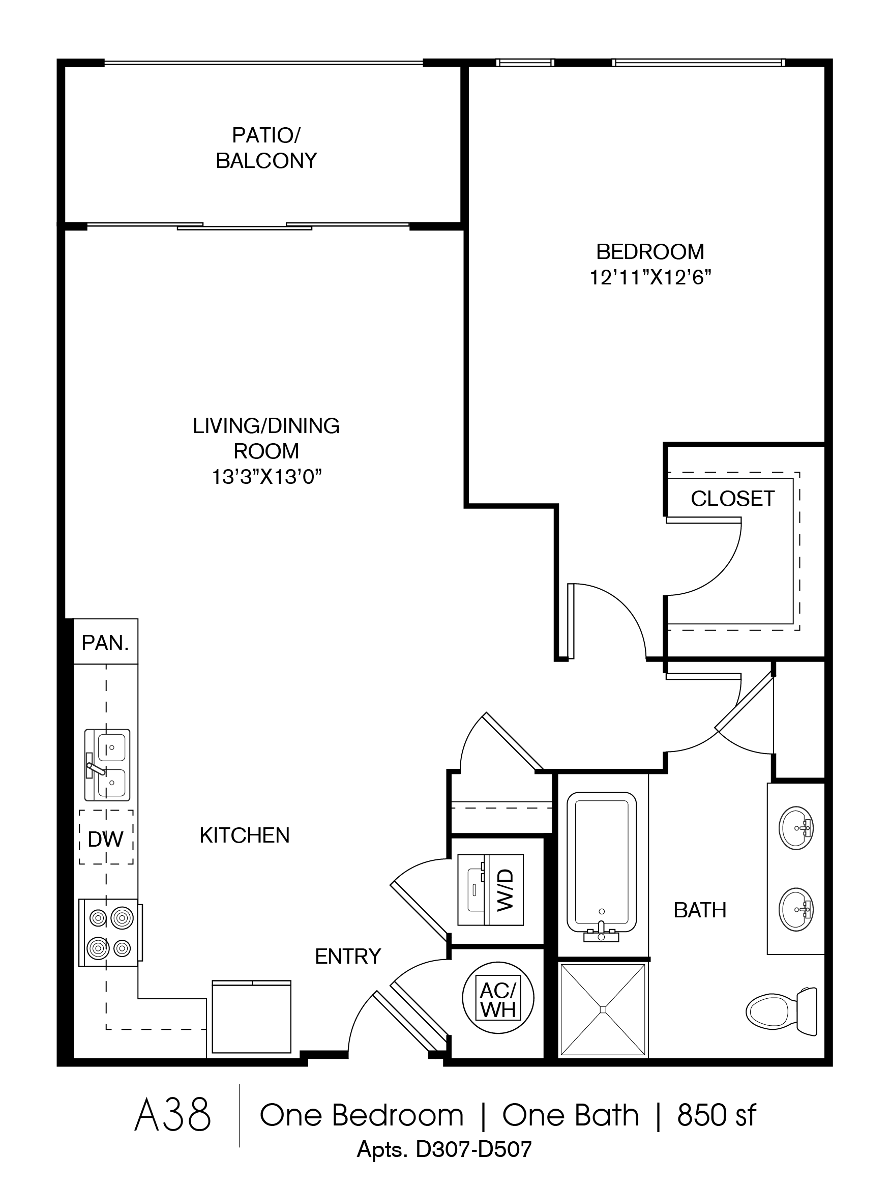 A38 floorplan layout