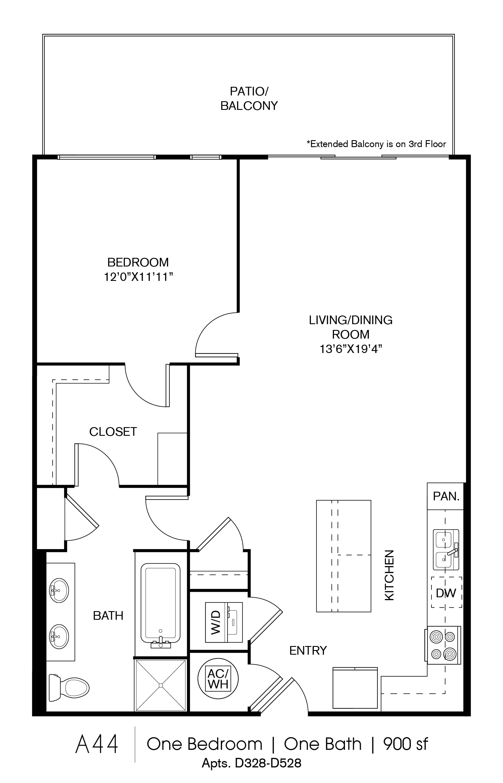 A44 floorplan layout