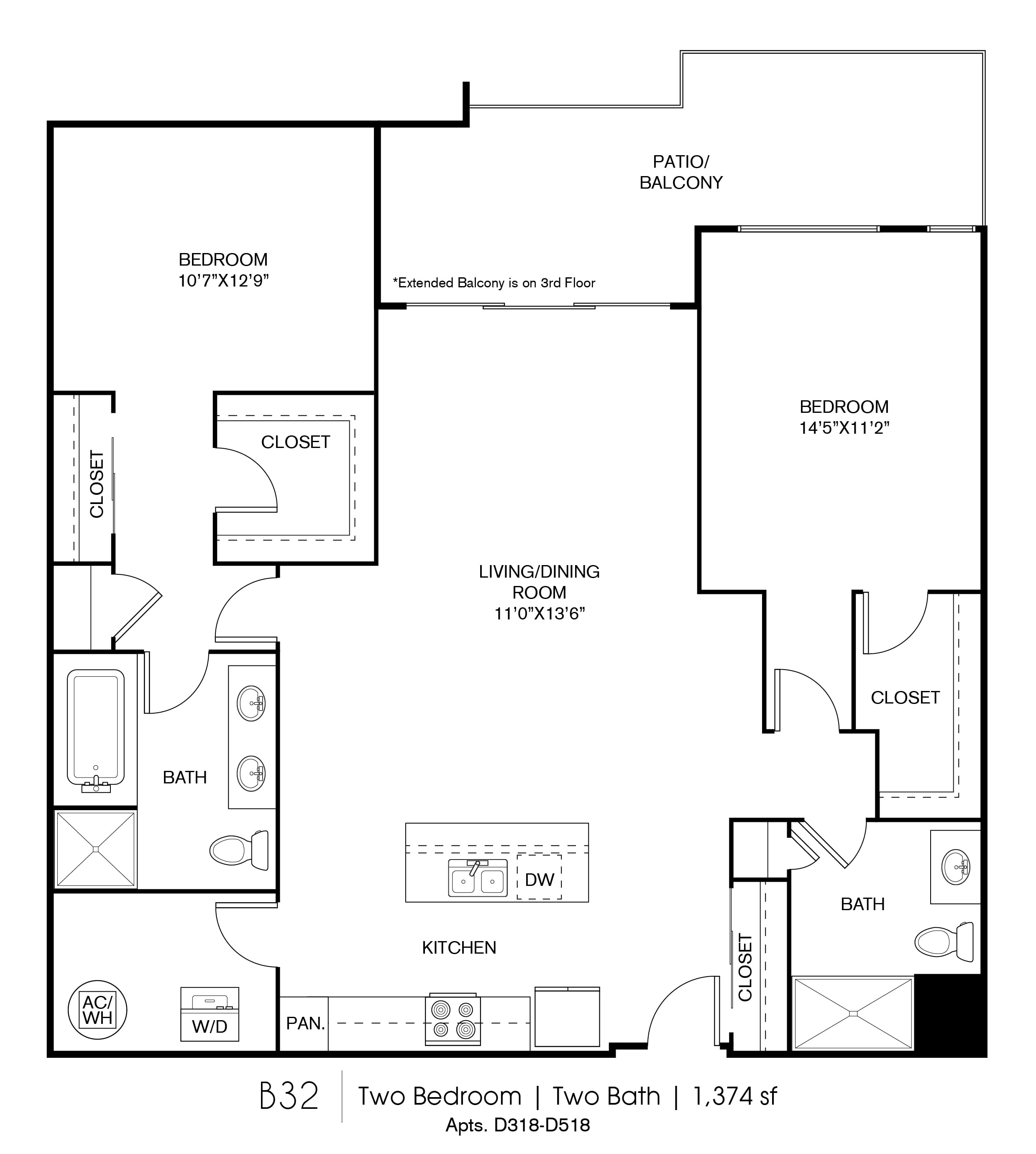 B32 floorplan layout