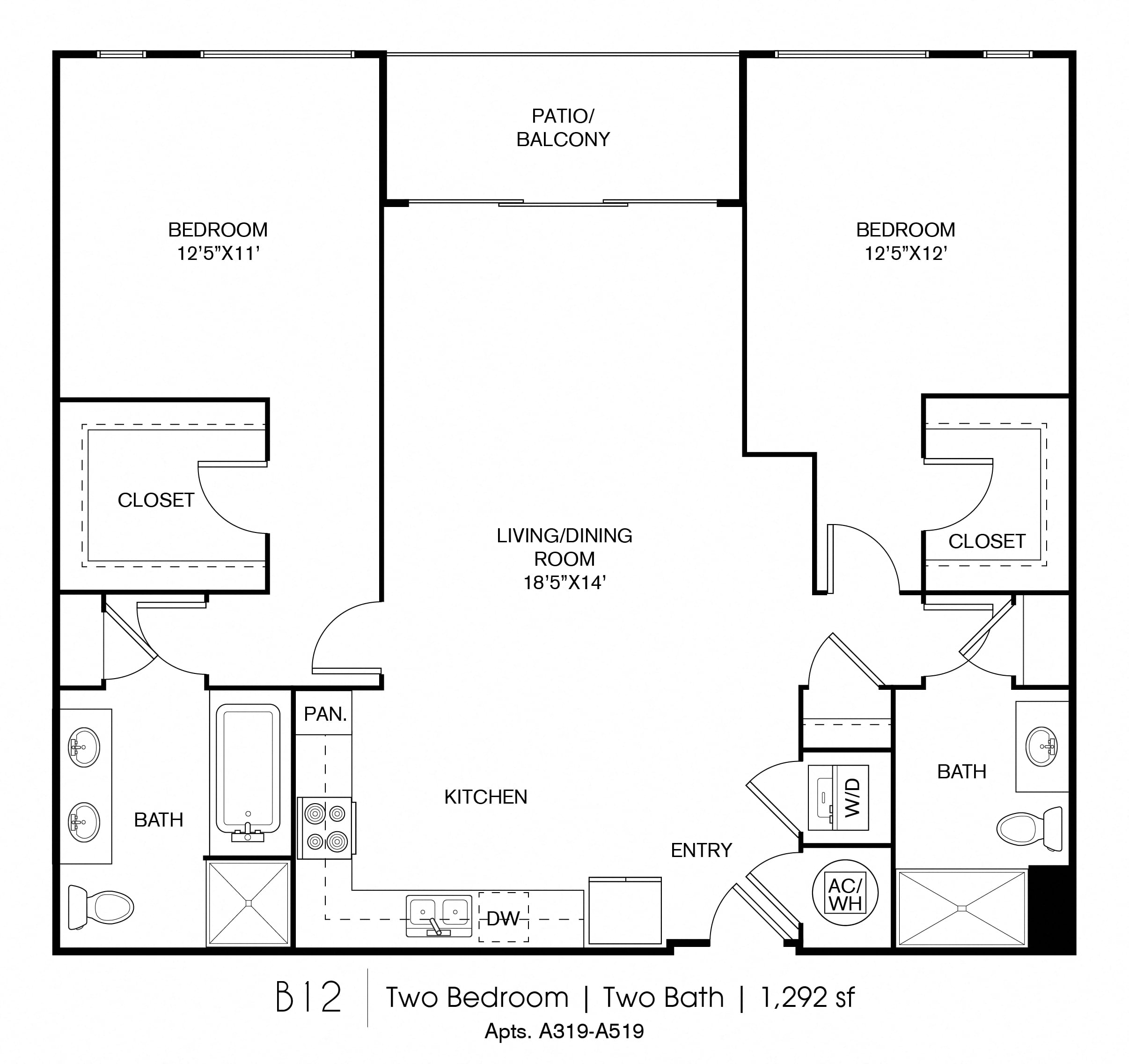 B12 floorplan layout