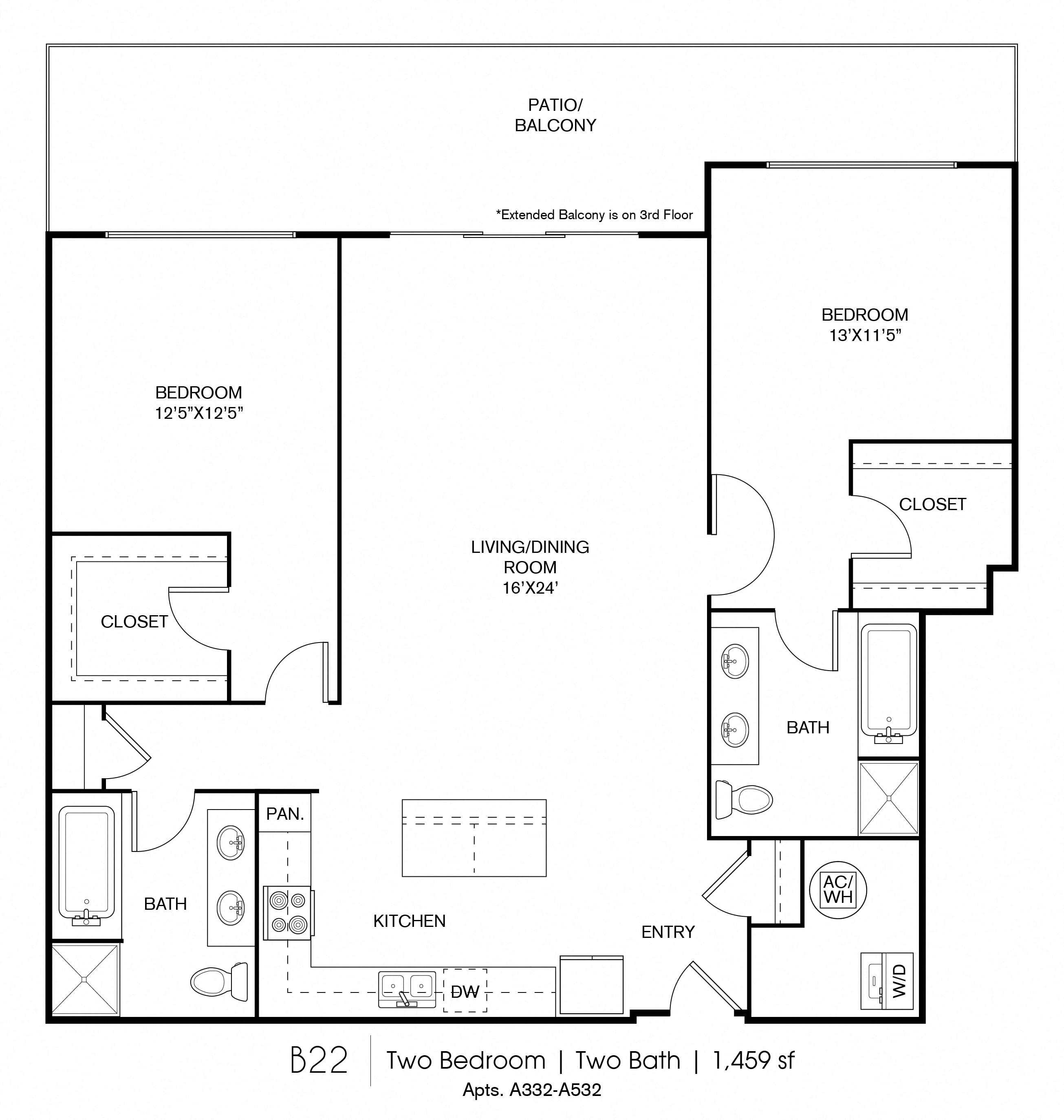 B22 floorplan layout