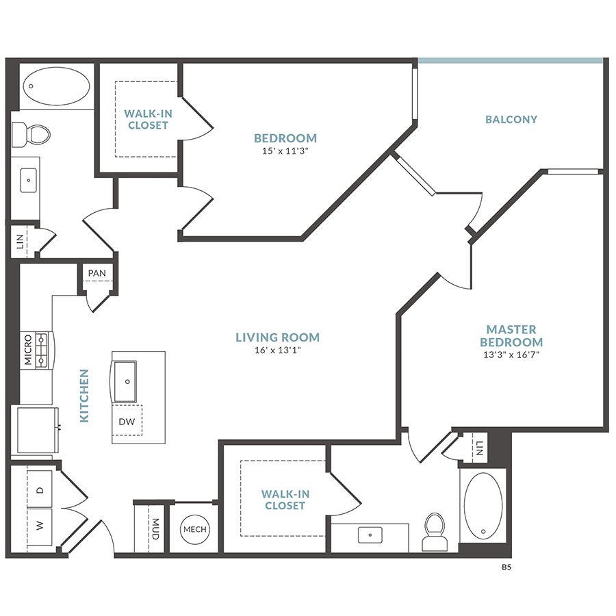 B5 floorplan layout