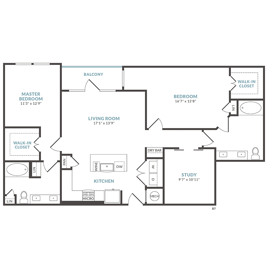 B7 floorplan layout