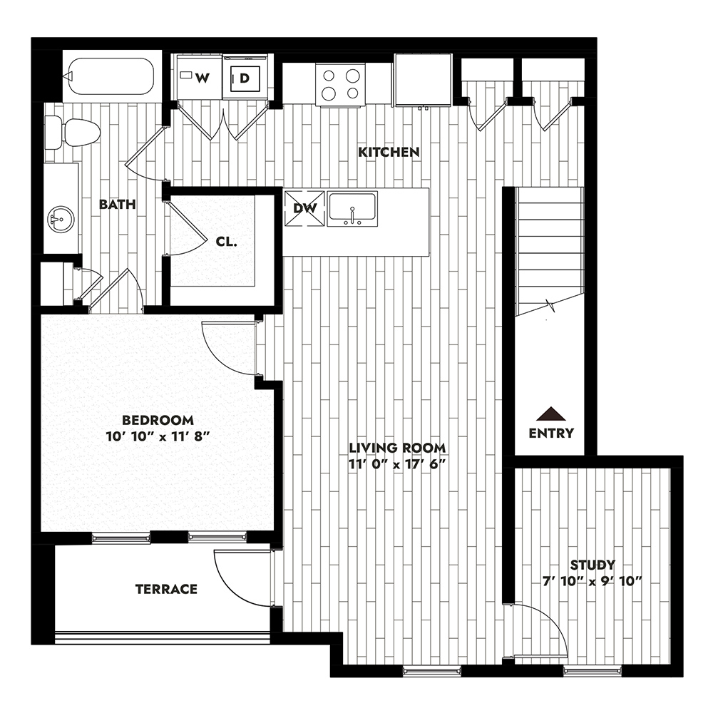 1B - ALT floorplan layout