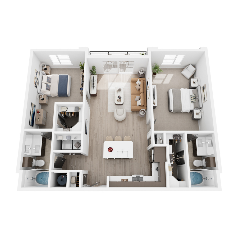 B3 floorplan layout