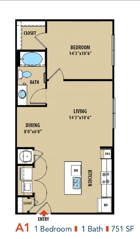 A1 floorplan layout