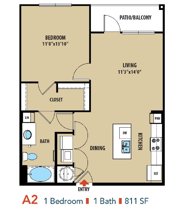 A2 floorplan layout