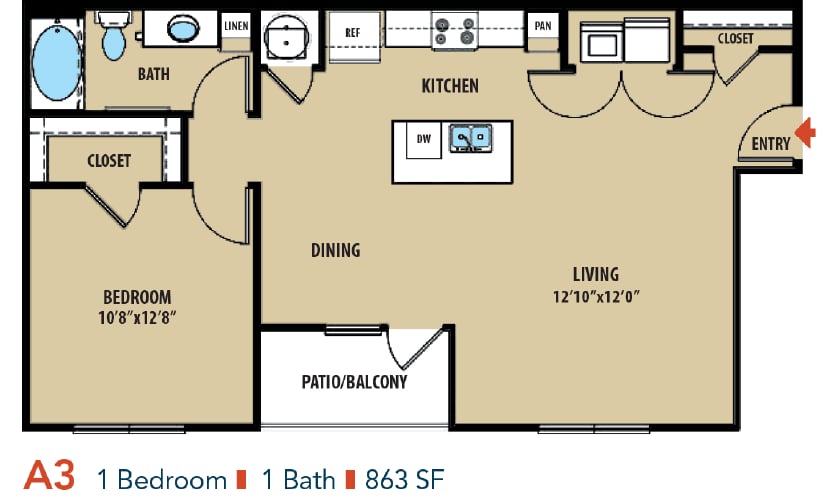 A3 floorplan layout