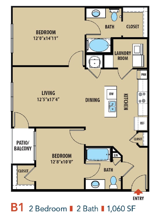 B1 floorplan layout