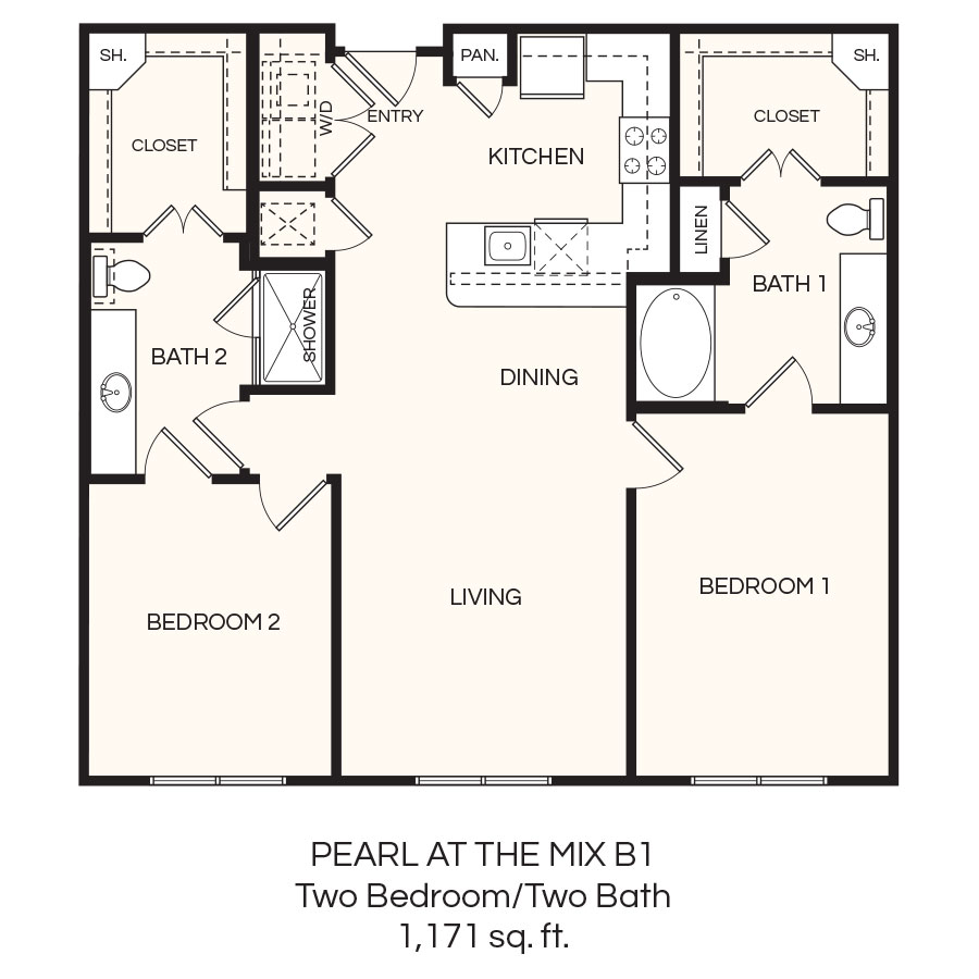 B1 floorplan layout
