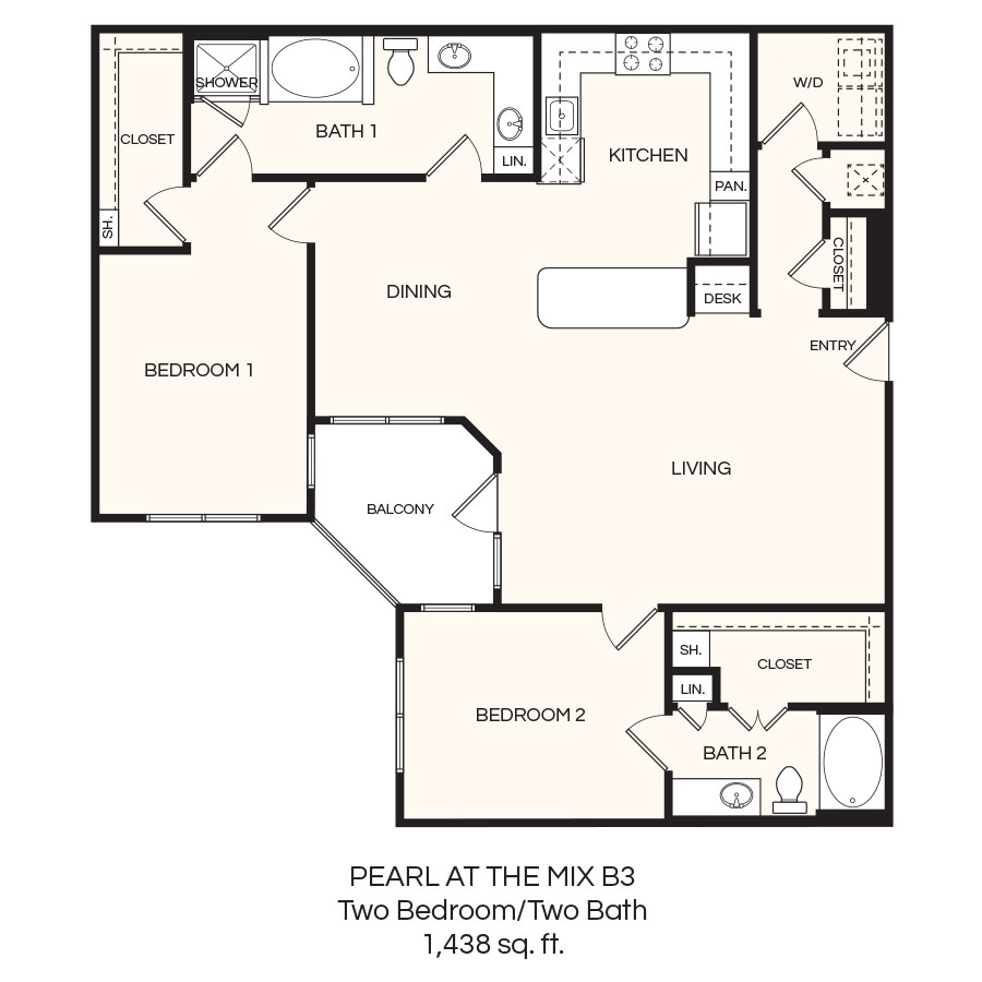 B3 floorplan layout