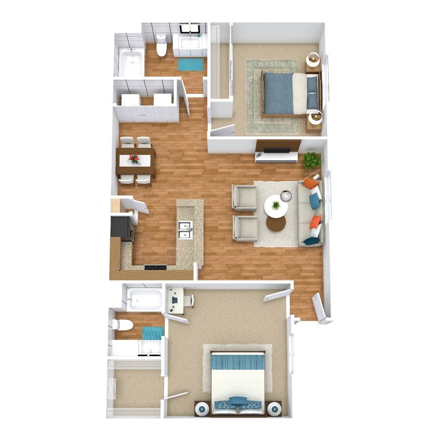 B2 floorplan layout
