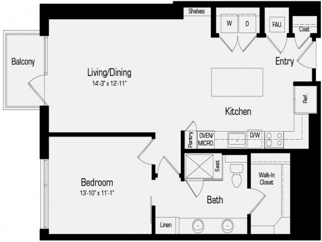 A2 floorplan layout