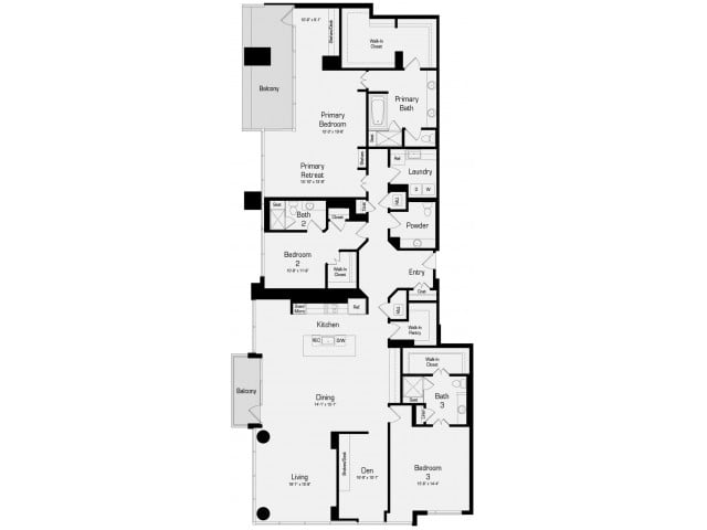 P4 floorplan layout