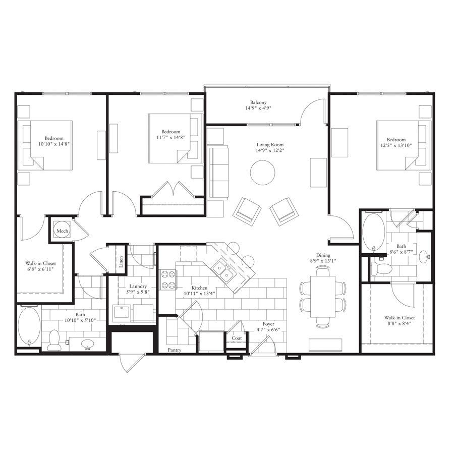 C3 floorplan layout