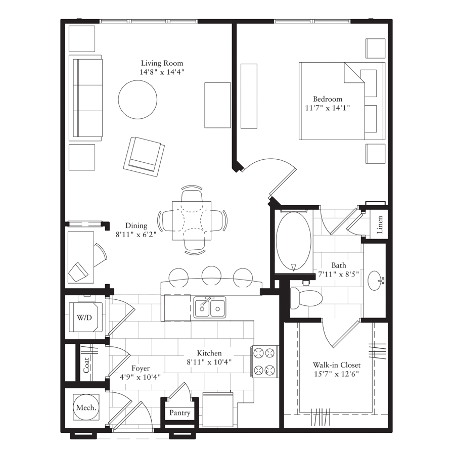 A6-Affordable floorplan layout