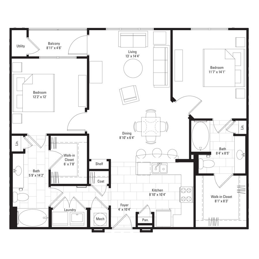 B1 floorplan layout