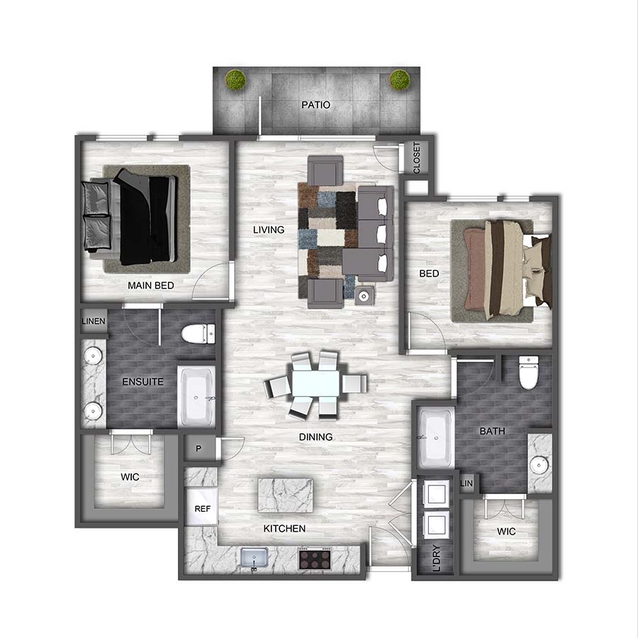 B3 floorplan layout