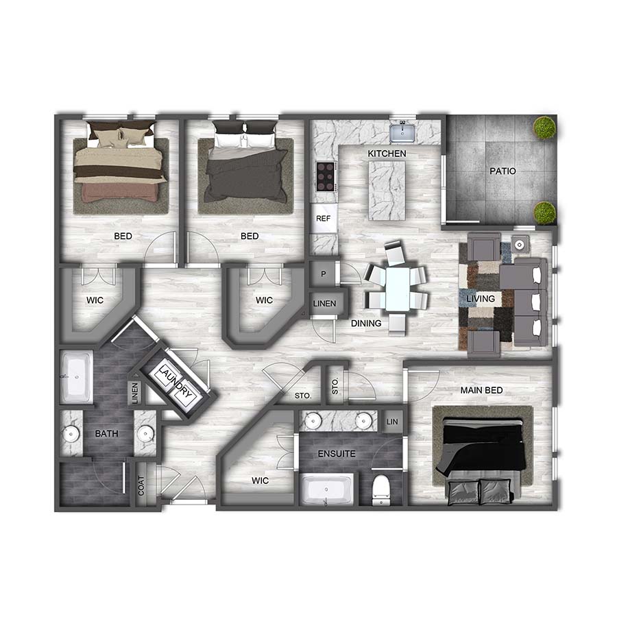 C1 floorplan layout