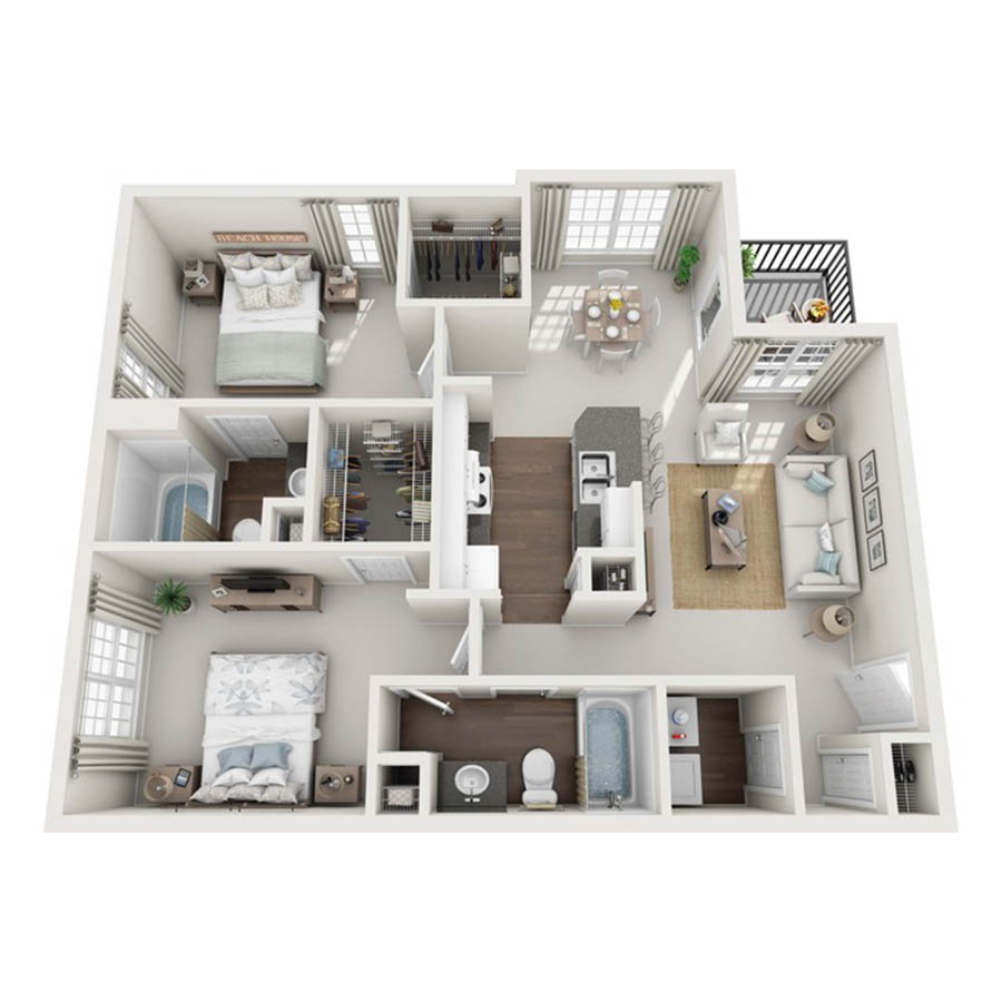 B3 floorplan layout