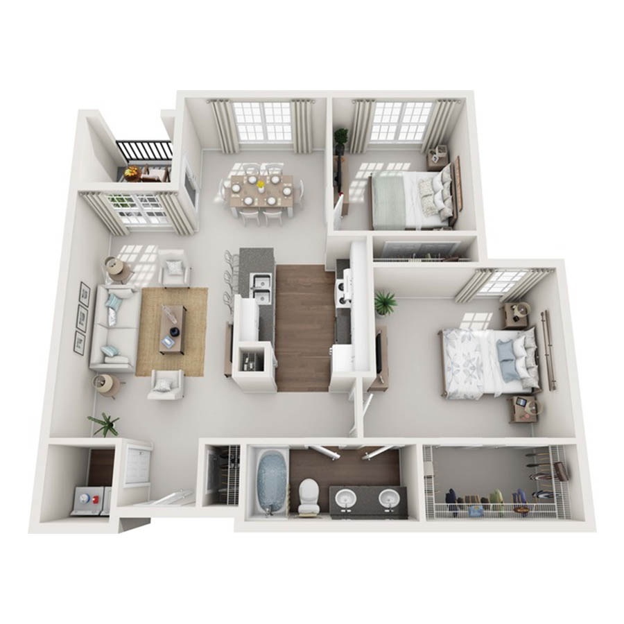 B1 floorplan layout