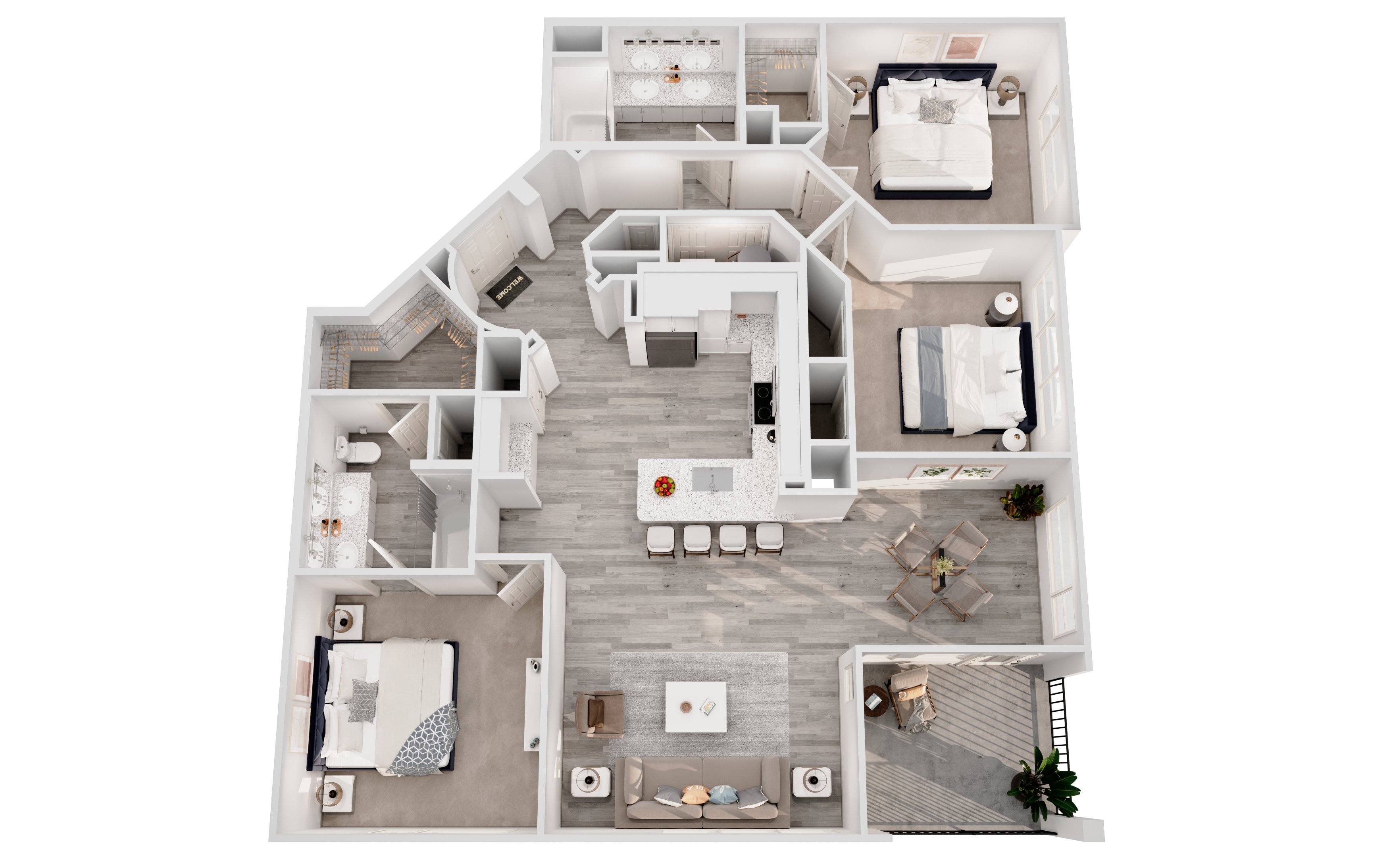 C1 floorplan layout