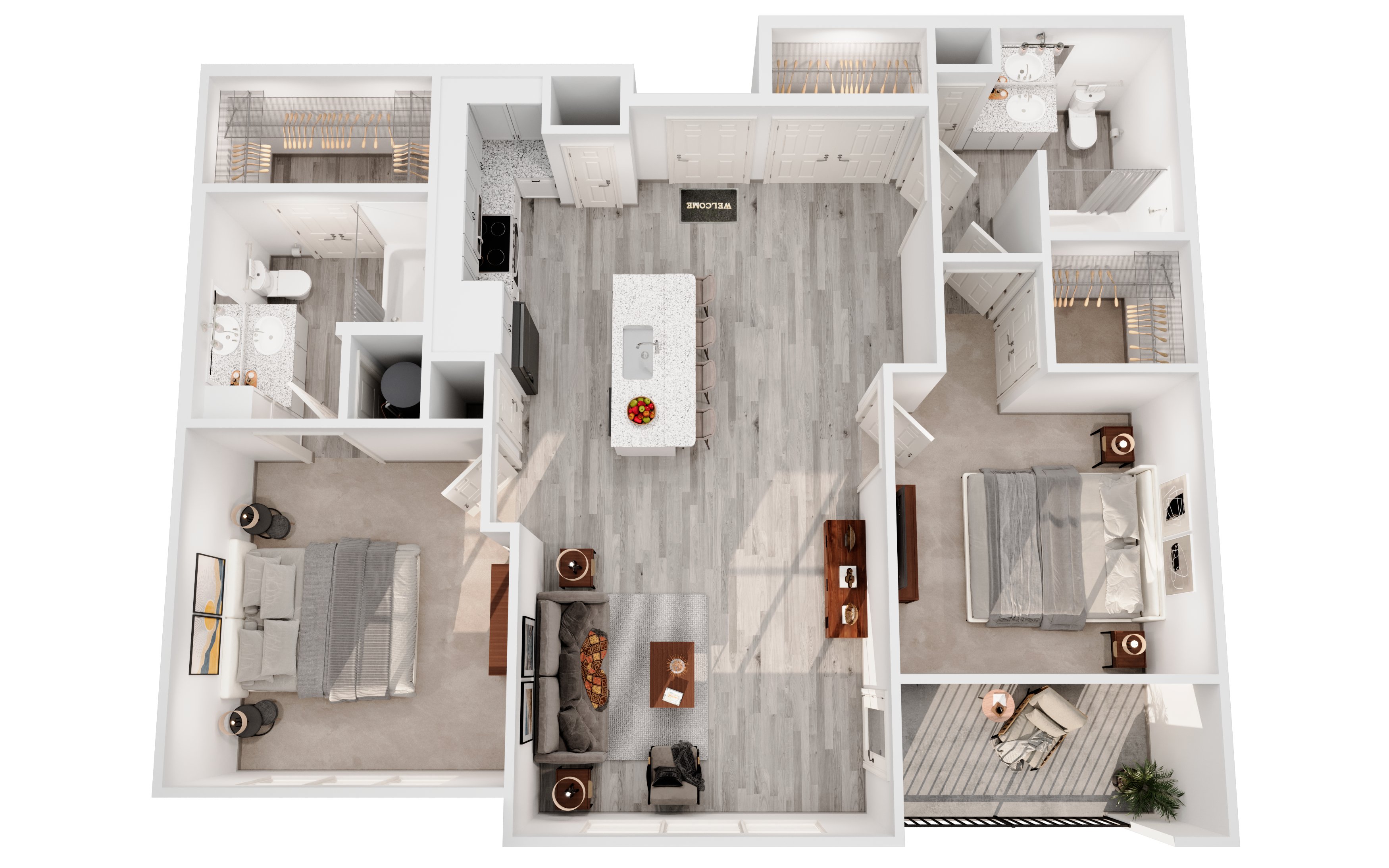 B2 floorplan layout