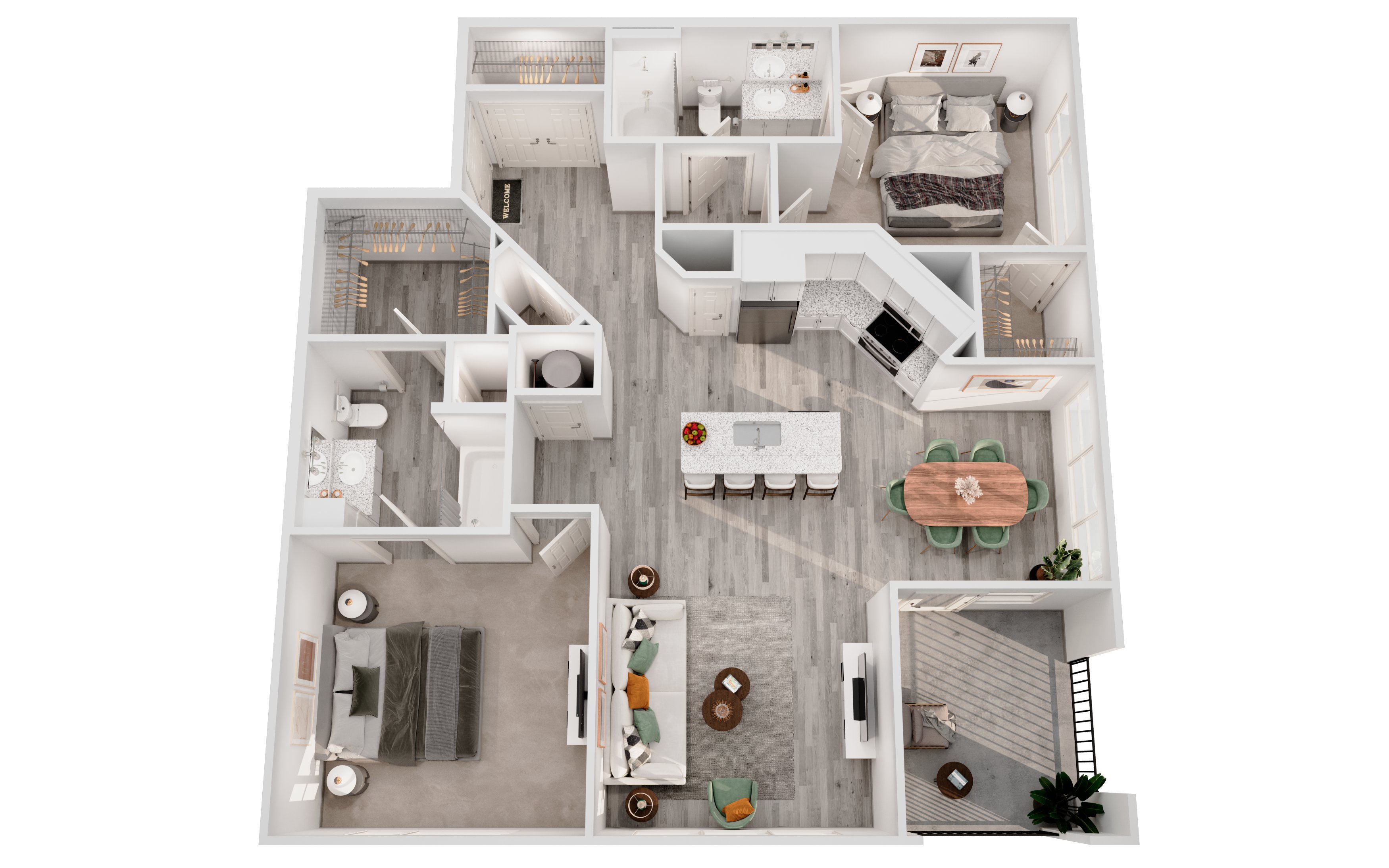 B3 floorplan layout