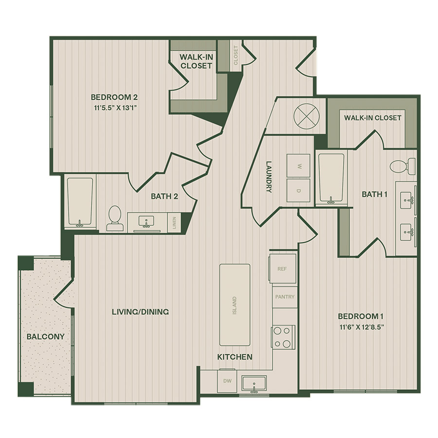 B2 floorplan layout