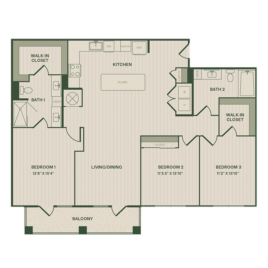 C1 floorplan layout