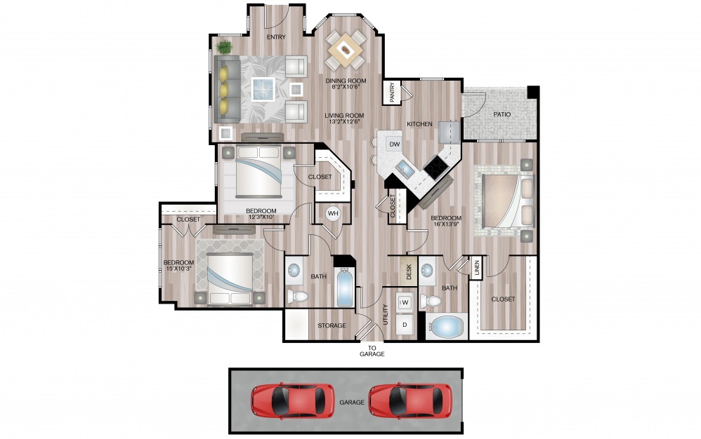Linden-G floorplan layout